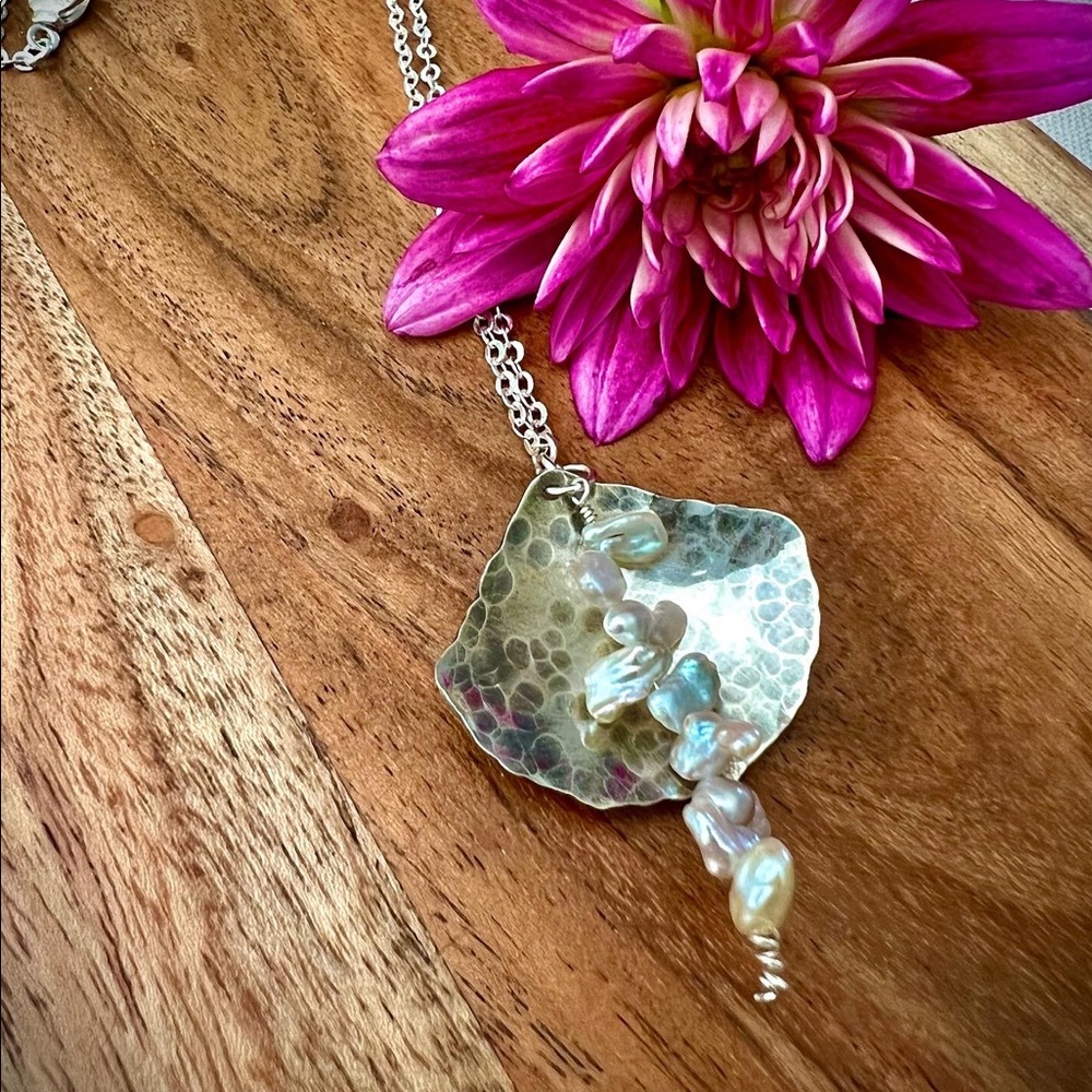Sterling Silver, Freshwater Pearl Necklace